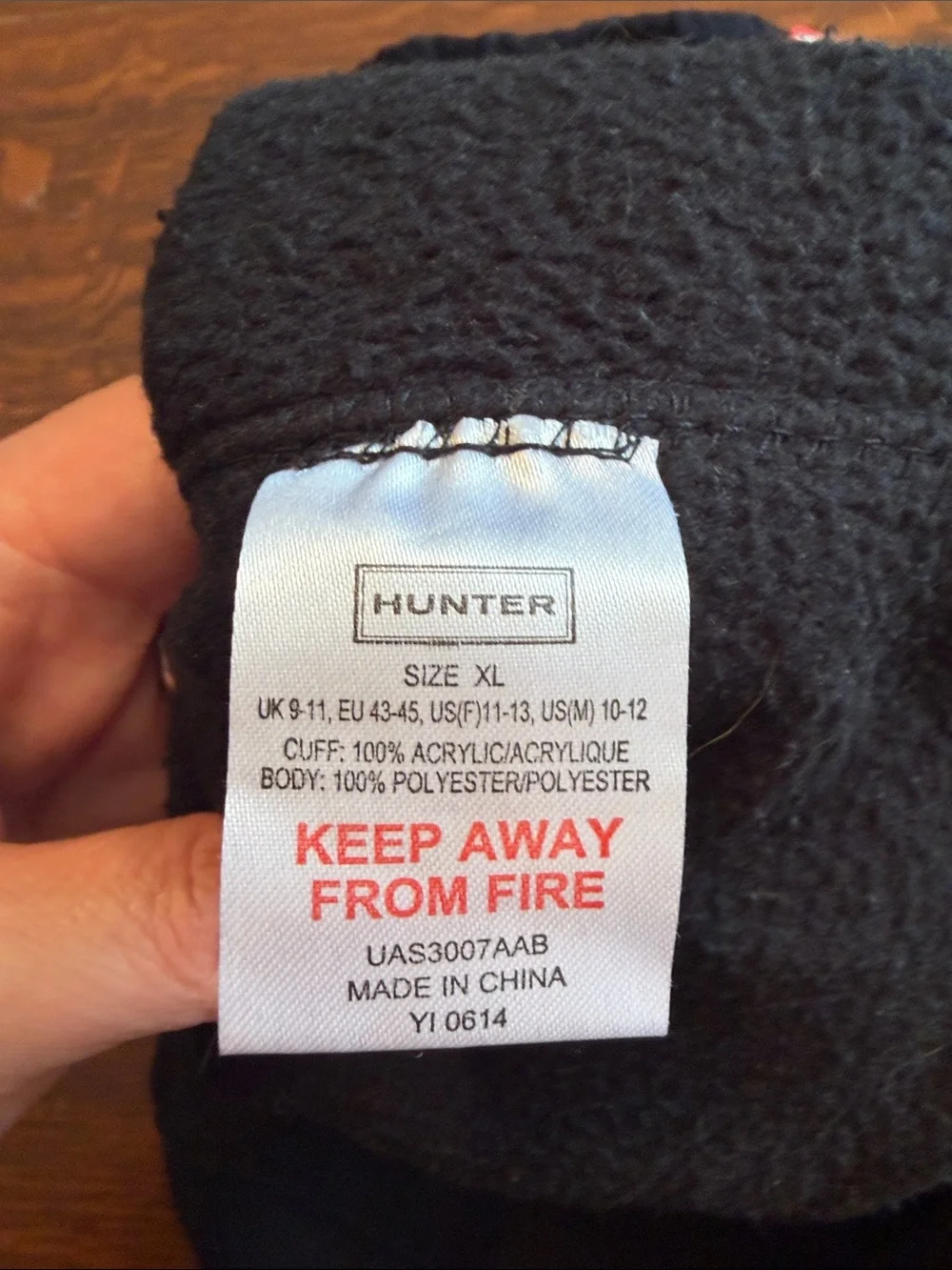 Hunter cable knit